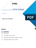 Nippon Steel To Acquire US Steel