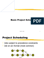 Basic Project Scheduling: IEOR 4405 1