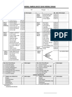 Ceklist Ambulance Akreditasi