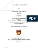 Industrial Training Report PDF