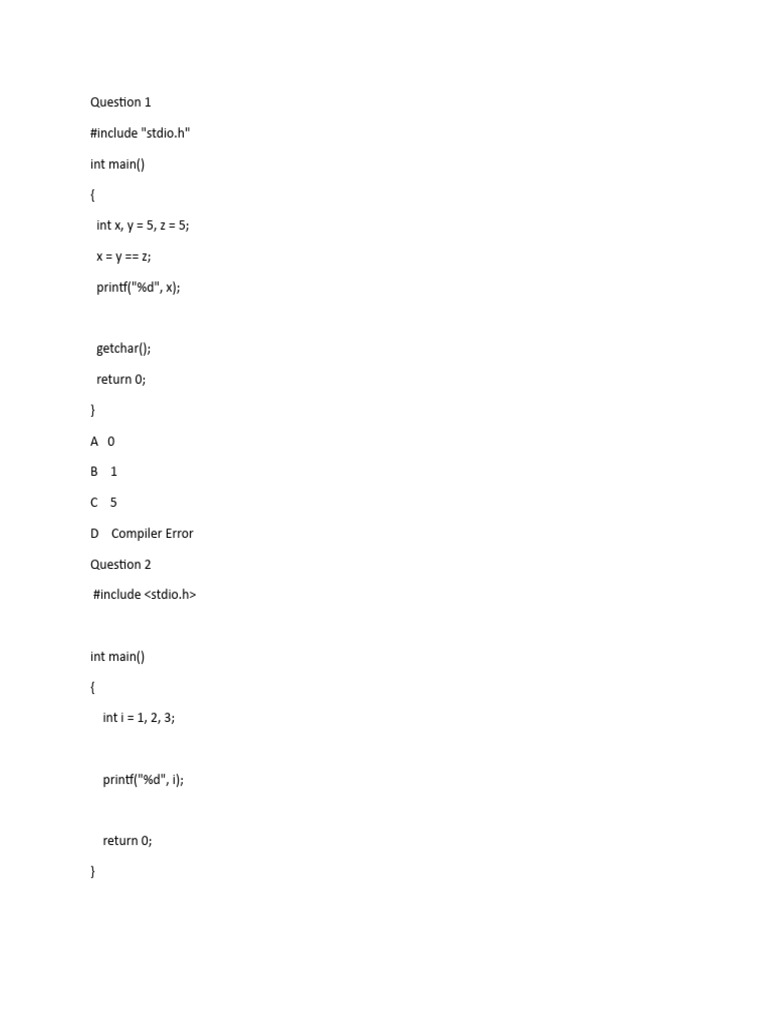 C Test | PDF
