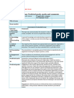 Predicted Grade Marks and Comments Form Mercedes Ferrer