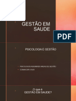 Gestão em Saude