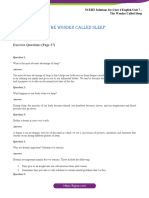 Ncert Solutions For Class 6 English 2may Unit 7 The Wonder Called Sleep