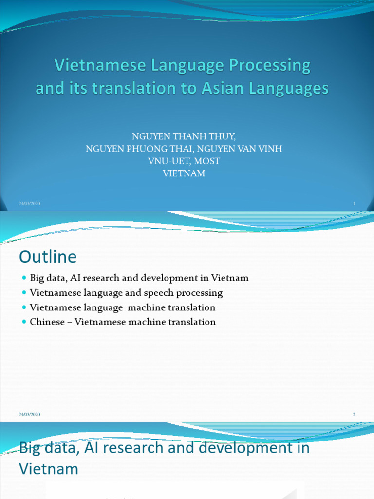 Vietnam's AI and Language Tech | PDF | Applied Linguistics | Linguistics