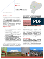 Factsheet GIZ ES Ecuador
