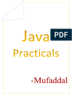 Java Lab Manual - by - Mufaddal