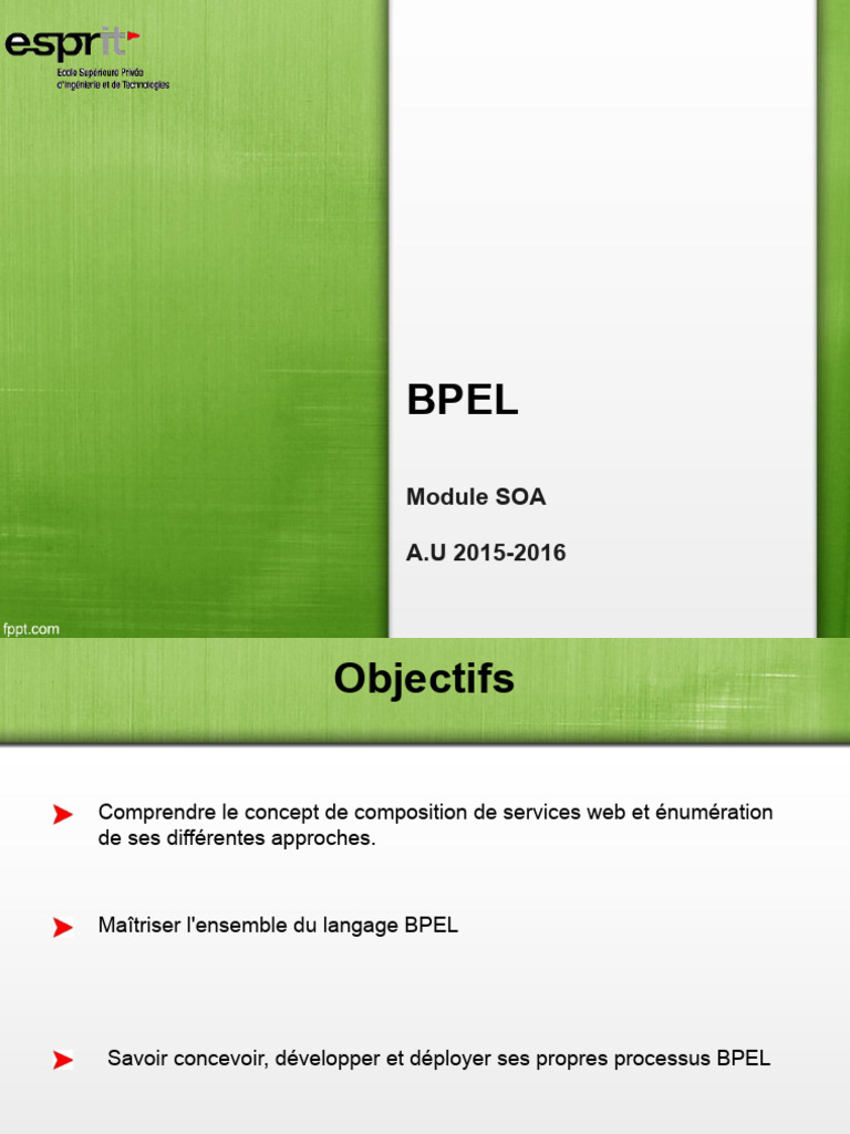 Introduction au langage BPEL et SOA | PDF | Service web | Architecture ...