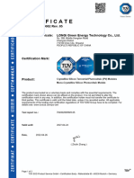 TUV SUD Slat Mist Certificate （1500V New Standard) level 1&6 20220424 版本：704062000949-05 (1)
