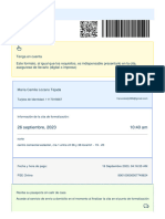 26 Septiembre, 2023 10:40 Am: Cita de Formalización