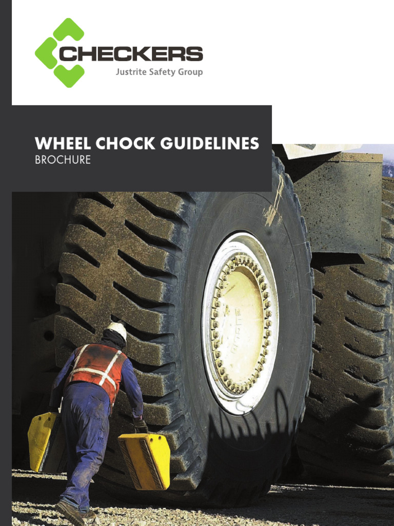 Checkers Wheel Chock Guidelines 8pg v10 18 PDF Tire Truck
