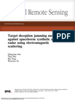 Target Deception Jamming Method Against Spaceborne Synthetic Aperture Radar Using Electromagnetic Scattering
