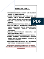 Peraturan Kerja