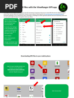 Using GPX Files With The ViewRanger App