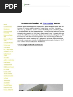 Download Common Mistakes of Electronic Repair by cassfa SN69406548 doc pdf