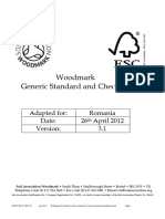 Cerintele Standardului FSC Pentru Certificarea Managemetului Forester