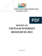 Report On Viet Nam Internet Resources 2012