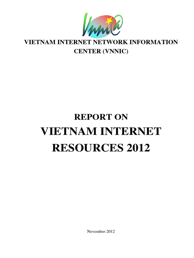 Report On Viet Nam Internet Resources 2012 | PDF | Domain Name System ...