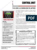 AFEX - A7290000 - Unidad de Control AFEX