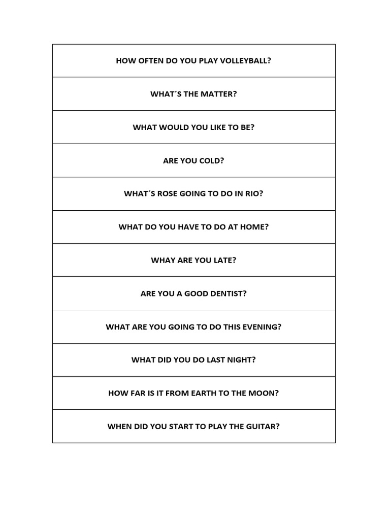 4 easy questions and answers pdf