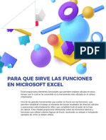 Para Que Sirve Las Funciones en Microsoft Excel