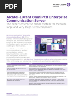 Omnipcx Enterprise Communication Server Datasheet en