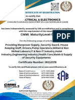 Cmmi Level 5 R K Electrical