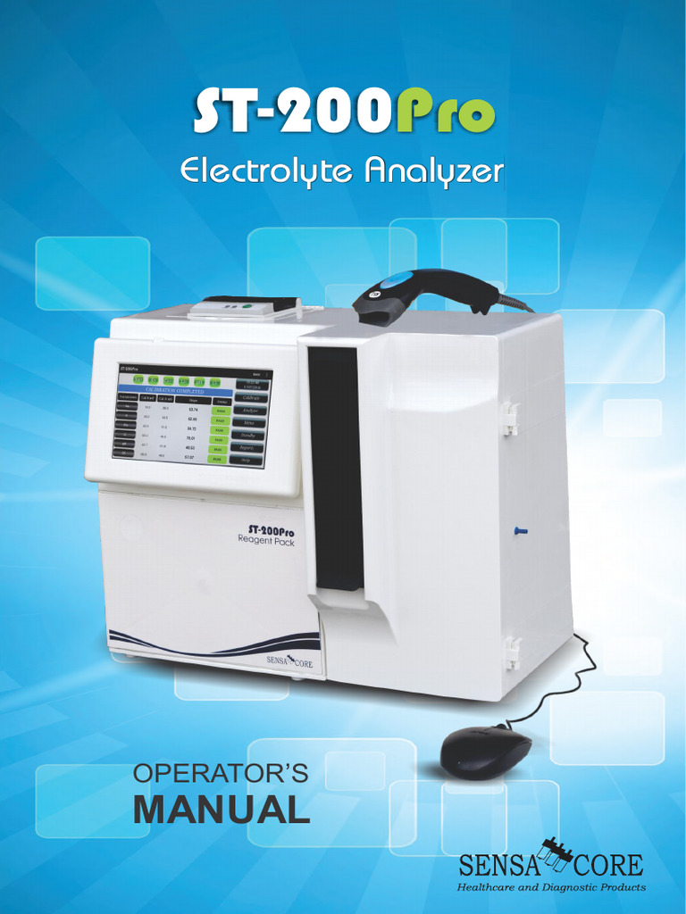 ST 200 Pro Electrolyte Analyzer 1 | PDF