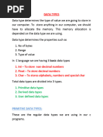 17-7-23 Data Types in C