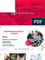 Semana 01 - Estomatología Legal y Forense.