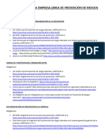 TABLA NORMATIVA PRL - Función Social