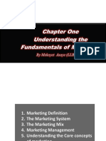 Chapter 1 Fundamentals of Marketing