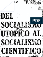ENGELS, F. - Del Socialismo Utópico Al Socialismo Científico (No SCAN) (Por Ganz1912)