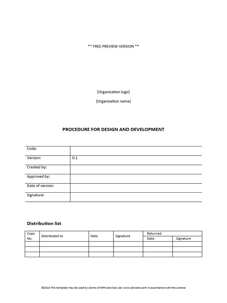 Design and Development Procedure Guide | PDF | Verification And ...