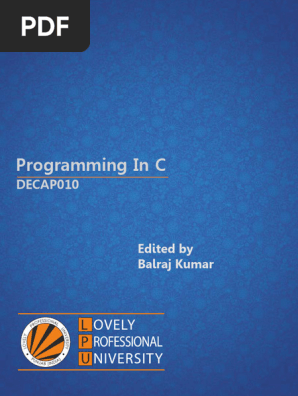 Decap010 Programming in C | PDF | Assembly Language | Computer