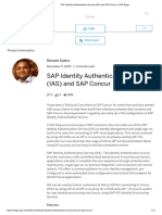 SAP Identity Authentication Service (IAS) and SAP Concur - SAP Blogs