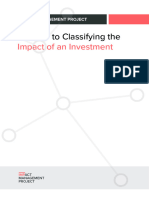 A Guide To Classifying The Impact of An Investment 2021