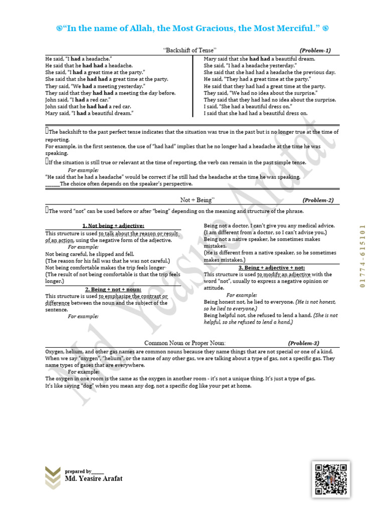 Backshift Of Tenses Deutsch