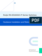 RG-ES209GC-P Series Switch Hardware Installation and Reference Guide (V1.0)