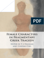Coo Finglass 2020 Female Characters in Fragmentary Greek Tragedy