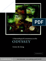 De Jong 2004 a Narratological COmmentary on the Odyssey