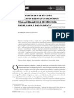 Artigo Científico - As Comunidades de Fé Como Contextos Religiosos Marcados Pela Ambivalência Existencial