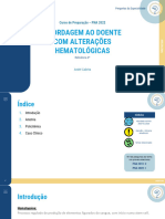 Pna - Aulas - Medicina - Hematológica - Abordagem Alterações Hematológicas