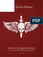 40K 8e Codex Horus Heresy Battles in The Age of Darkness Fandex