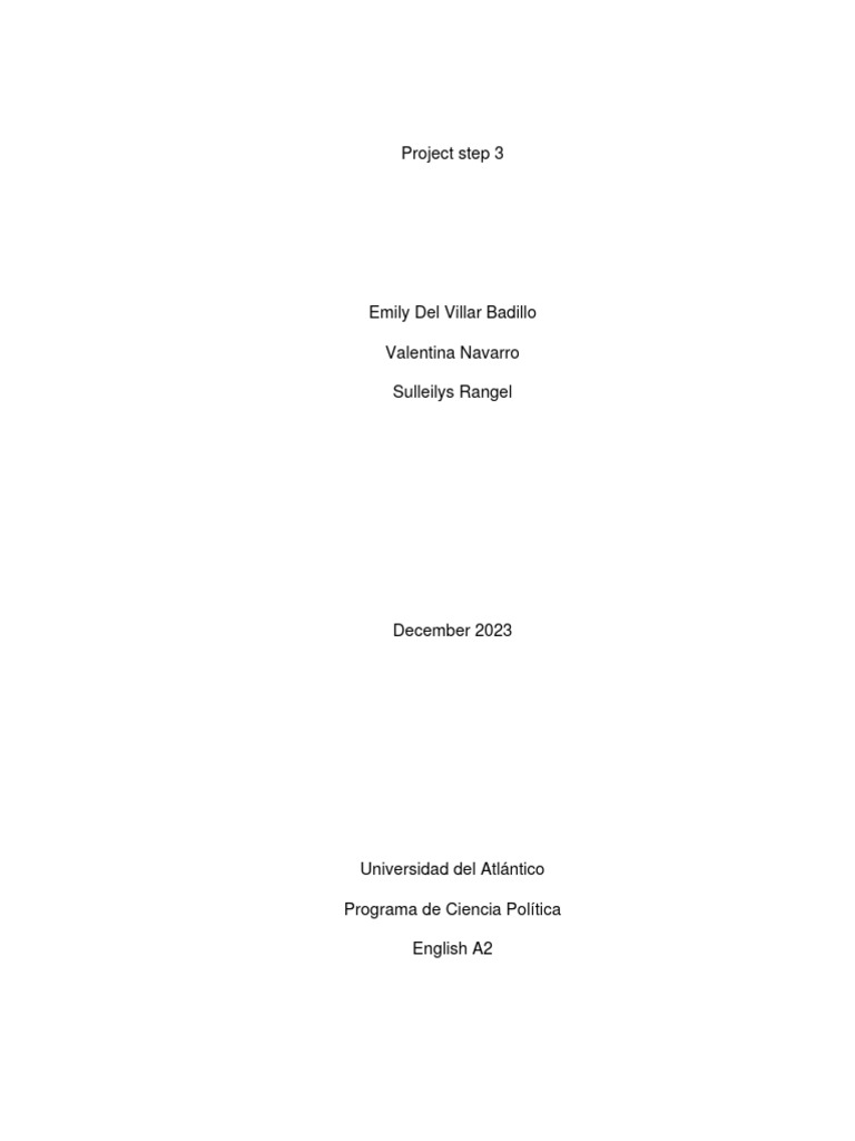 Project 3 | PDF