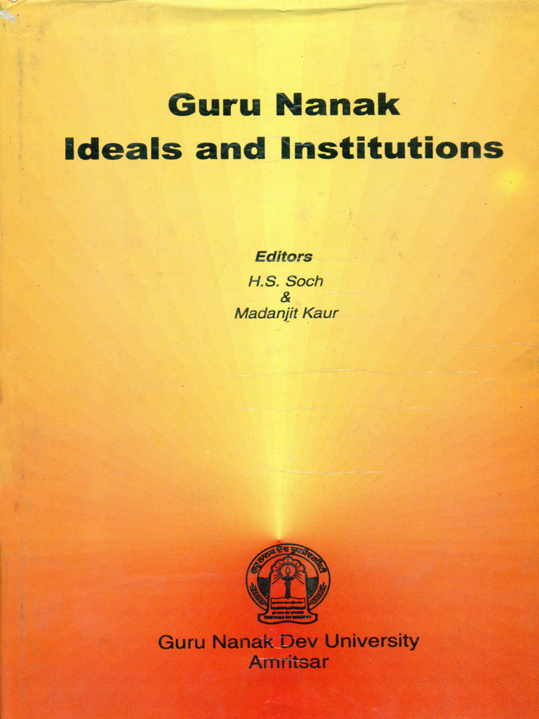 Guru nanak ideals and institutions download free pdf guru nanak