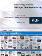 High Pressure Hydrogen Tank Manufacturing