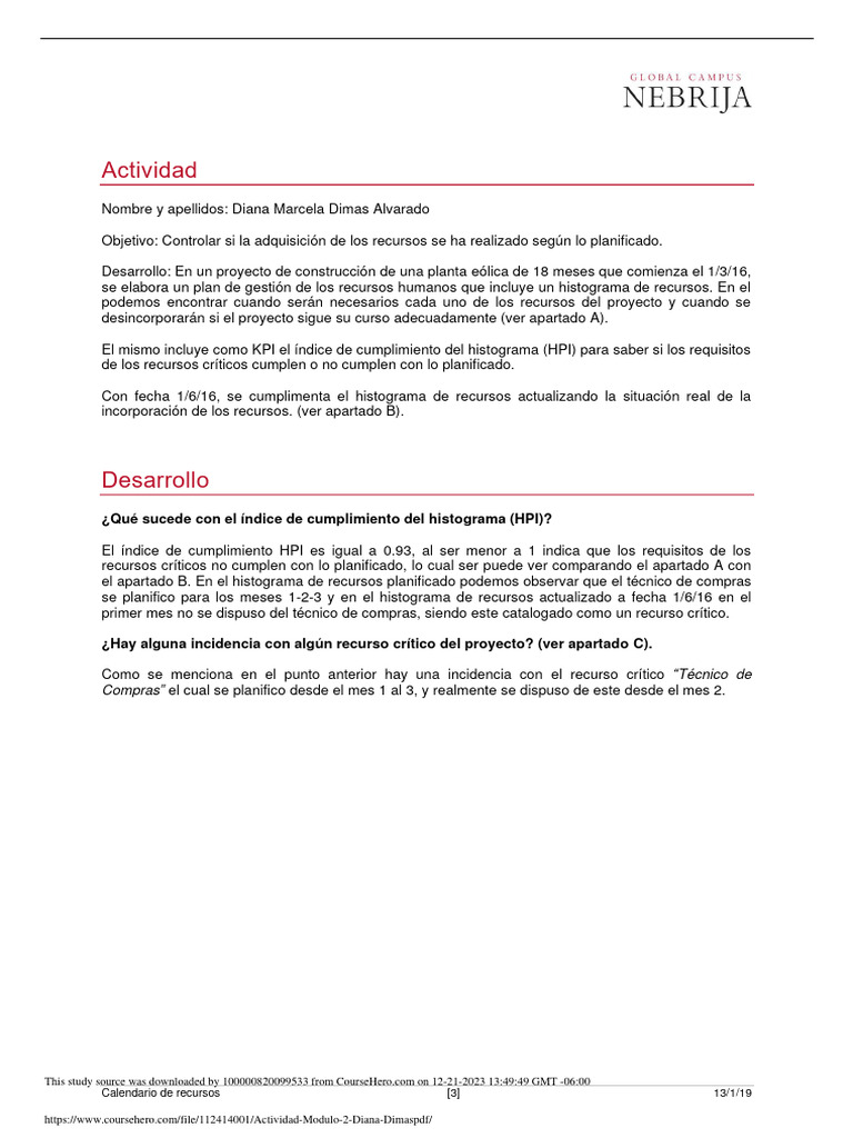 Actividad Modulo 2 Diana Dimas PDF | PDF