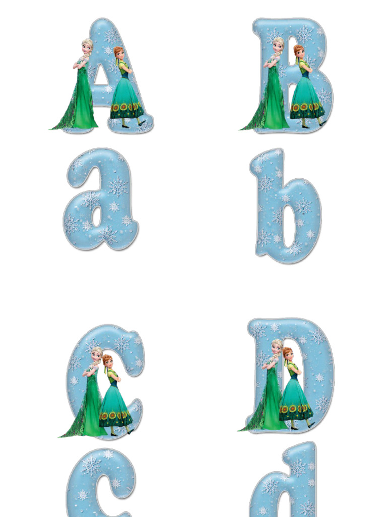 Alfabeto de Frozen | PDF