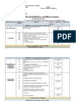 Planificare Matematica, Clasa A 6B